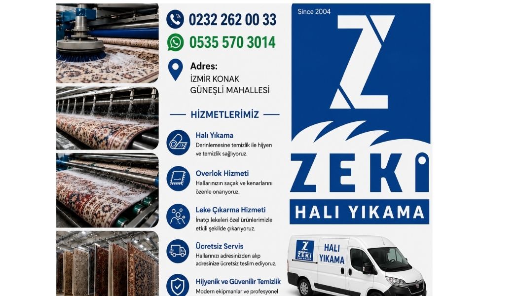 Konak Güneşli Mahallesi Halı Temizlik Rehberi İçindekiler